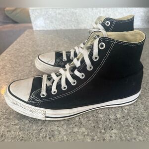 Converse Black and White High-Top Sneakers